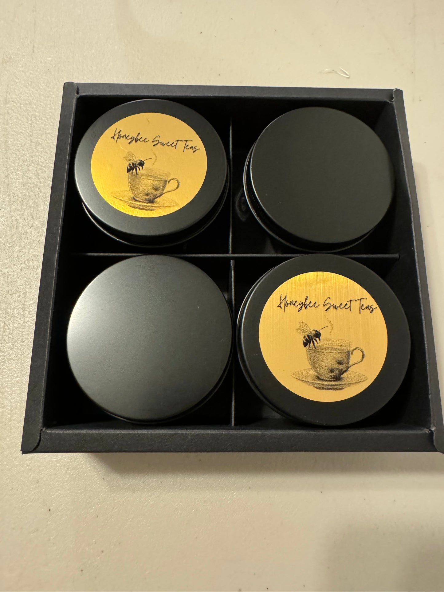 4 Tea Sampler - Clear Gift Box