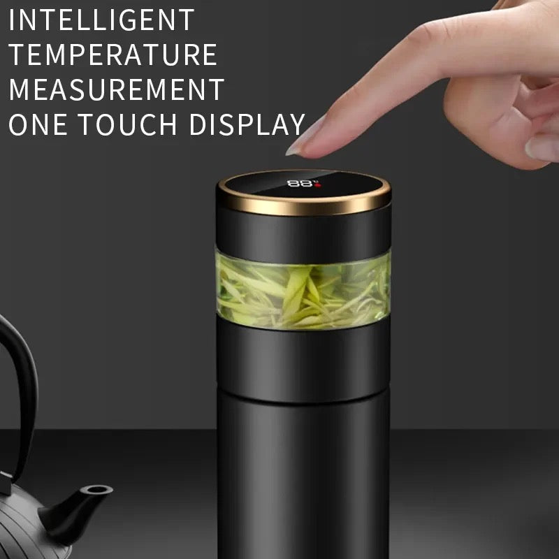 Smart Portable Travel Tea Infuser Insulated Tumbler