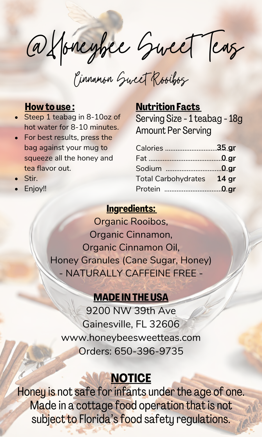 Cinnamon Sweet Rooibos